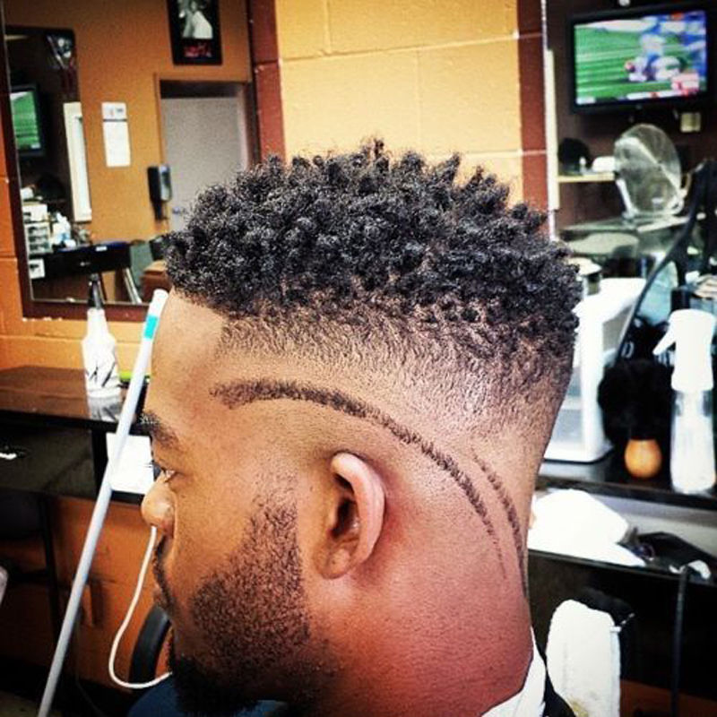 African Double Side Hair Sponge Twists Hair Styling Tool Barber Brush Portable Hair Braid Twist Hairbrush for Men