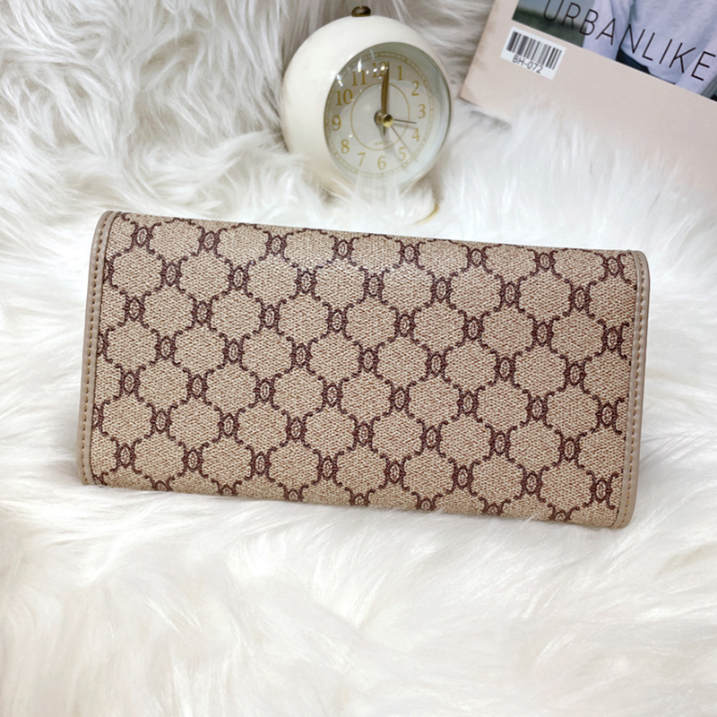 Luxury Real Leather Women Wallets Branded Style Long Purse Triumphal Arch Wallet Ladies Clutch Bags Excellent Calfskin Billfold