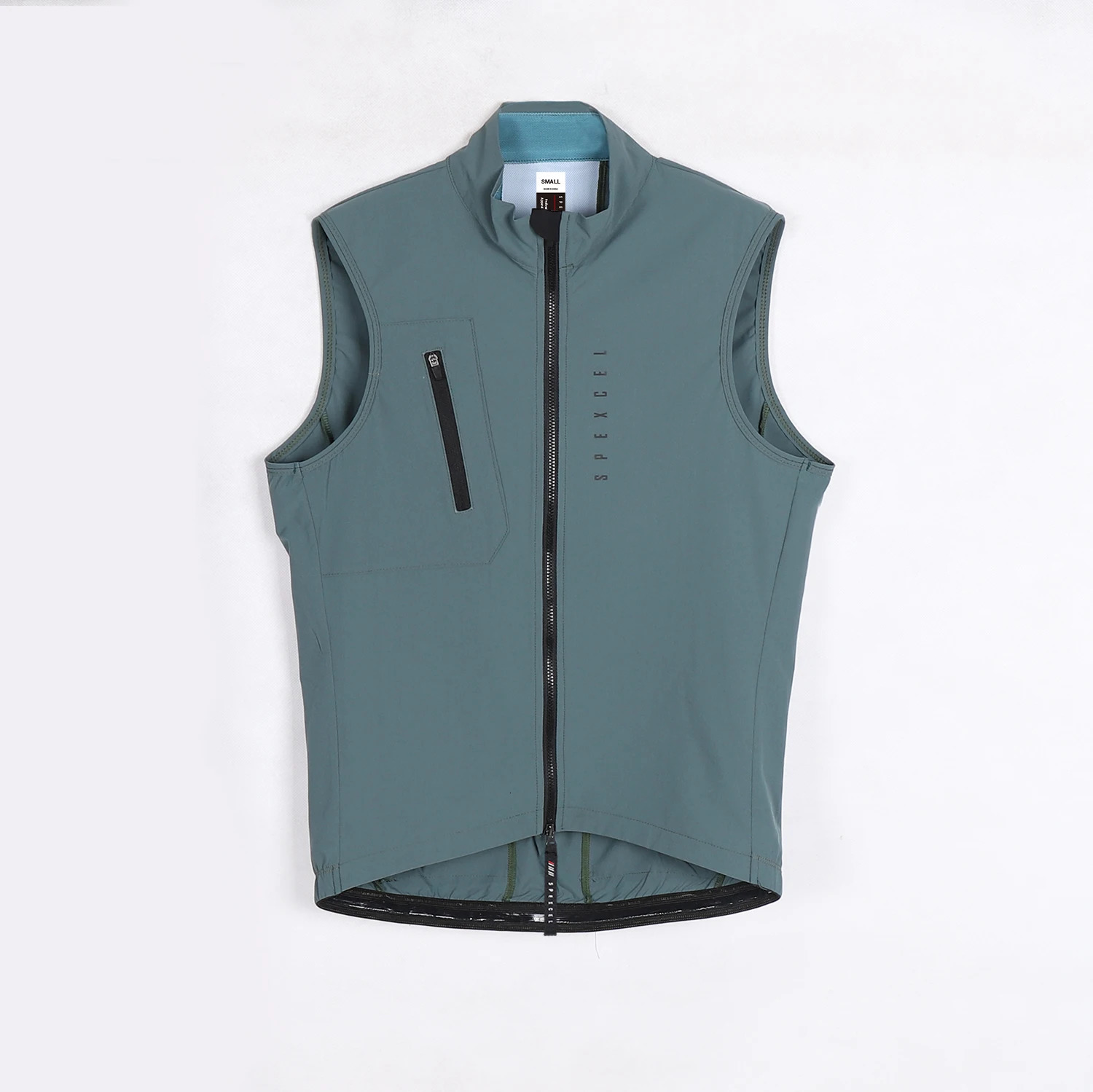 SPEXCEL All Classic Lightweight Windproof Vest Cycling Mens Wind Gilet Stretch fabric With Two Way Zipper 240620