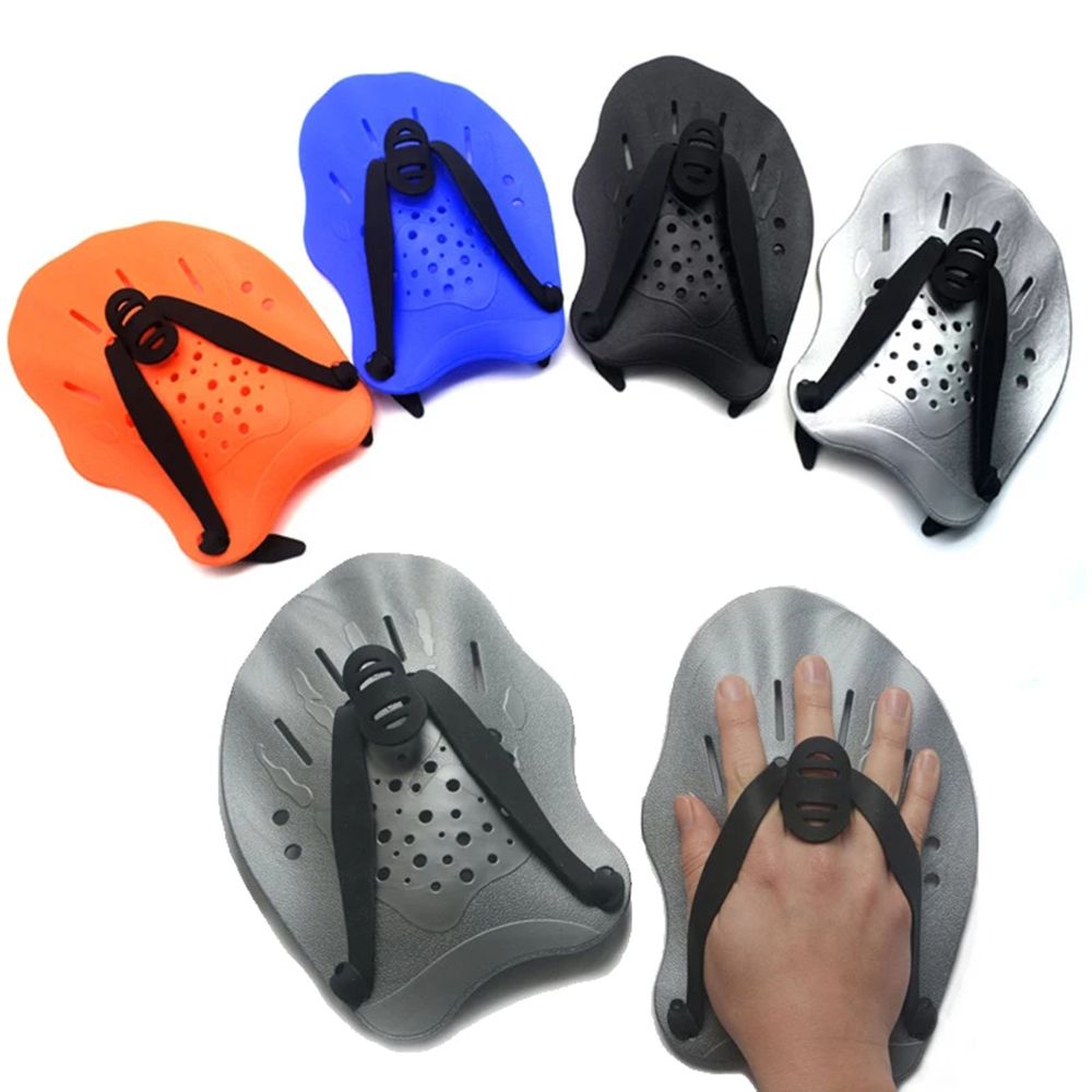 Kids Men Training Adjustable Gloves Swimming Accessory Pad Fins Flippers Swimming Paddles Diving Palm Hand Webbed