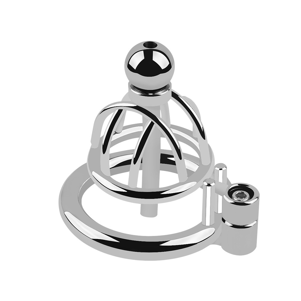 Small Penis Lock Cock Cage Male Chastity Urethral Catheter Penis Ring Chastity Device BDSM Sextoys Bondage For Men Drop Shipping