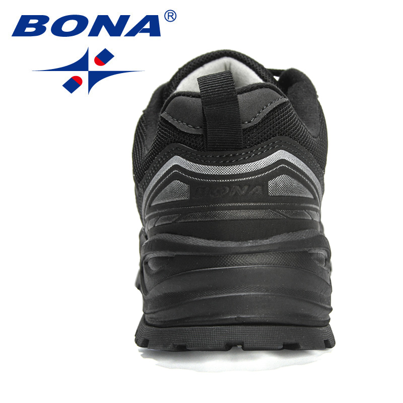 2022 BONA New Designers Hiking Outdoor Mountain Boots Men Climbing Shoes Walking Footwear Man New atos De Hombre Comfort f283