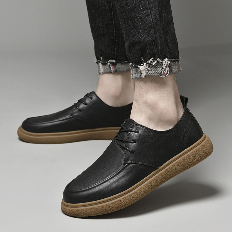 Mens Handmade Genuine Leather Casual Shoes Hot Sale Men Loafers Comfy Moccasins All-match Driving Shoe 9a74