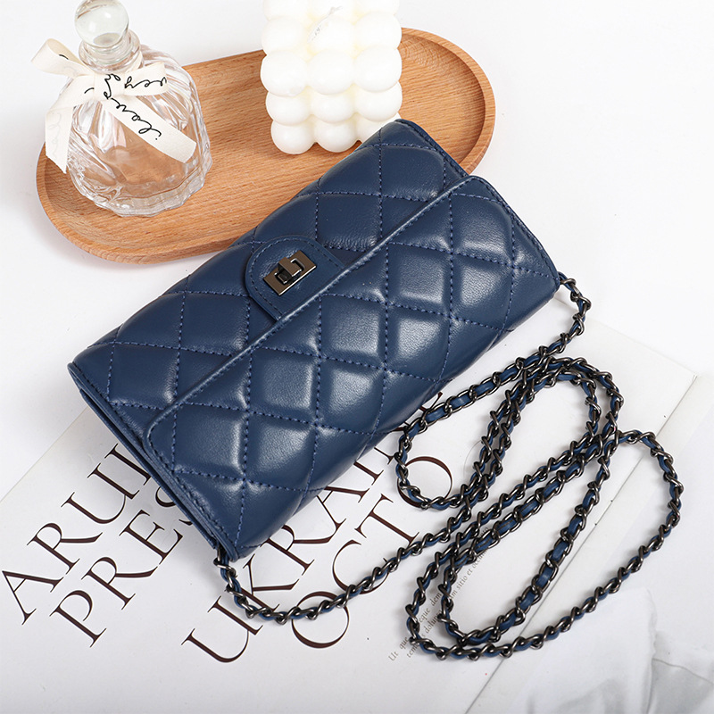 2024 Sexy Soft Lady Small Handbags Woman Shoulder Tote Bags New Leisure Chain Messenger Handbags Woman Genuine Leather Bags