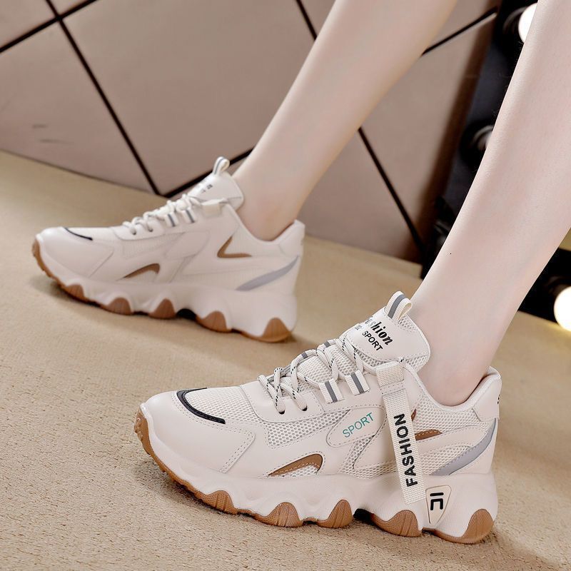 Ddmysports Daddy S New Women Shoes Sports Casual Versatile Students China Chic Thick Soled High Mesh Shoes OUTDOOR