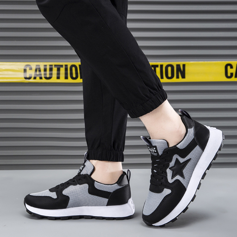 Men's and women's spring new couple single shoes casual sneakers running shoes breathable comfortable casual Gump shoes khaki