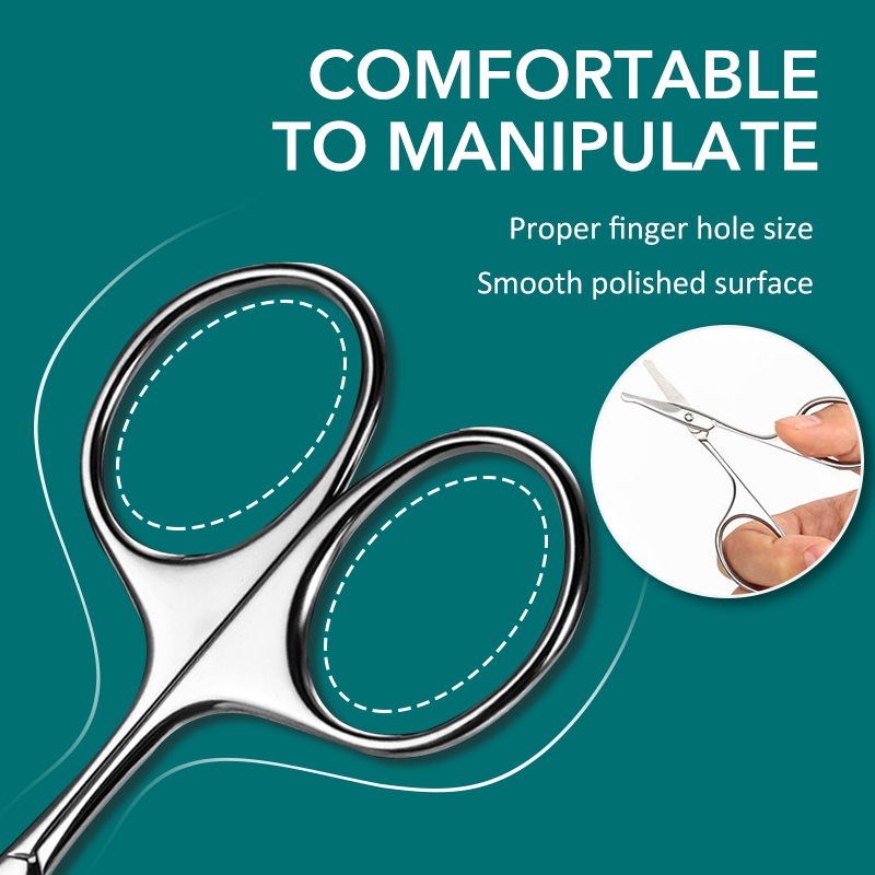 1Pcs Professional 2025 Small Makeup Eyebrows Grooming Scissors Cuticles For Face Nose Hair new Beard Trimmer Men and Women Beauty Tool