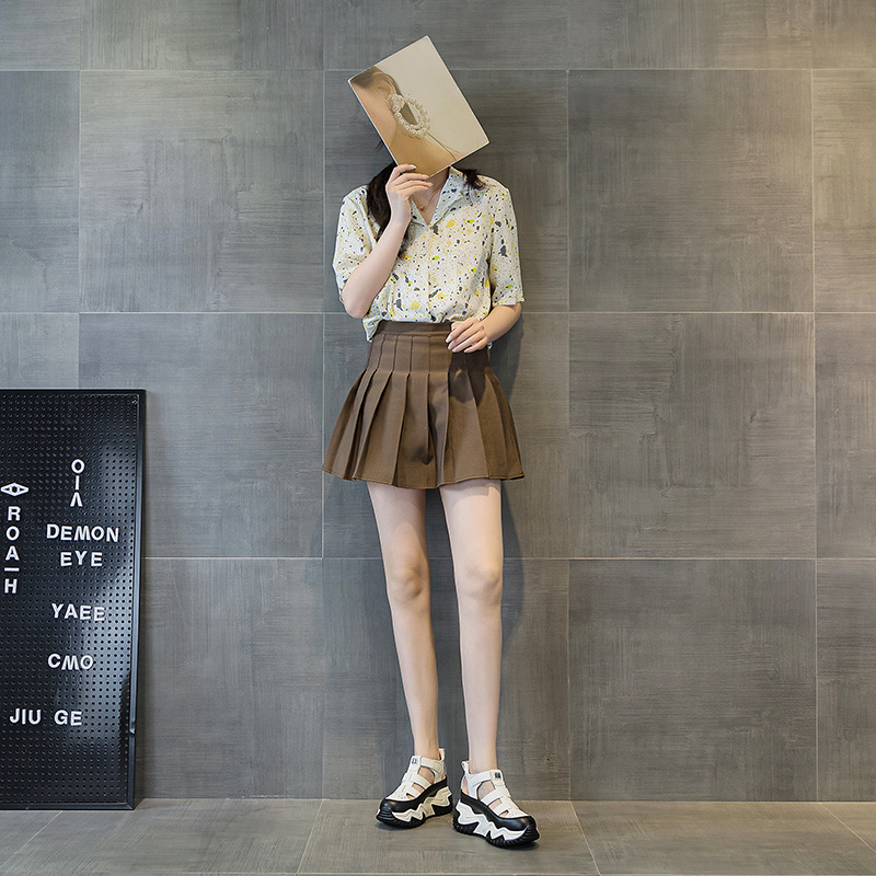 ddmynov Pre order height increase of 7CM Dad's shoes for women 2024 summer new versatile Korean version thick d1edf