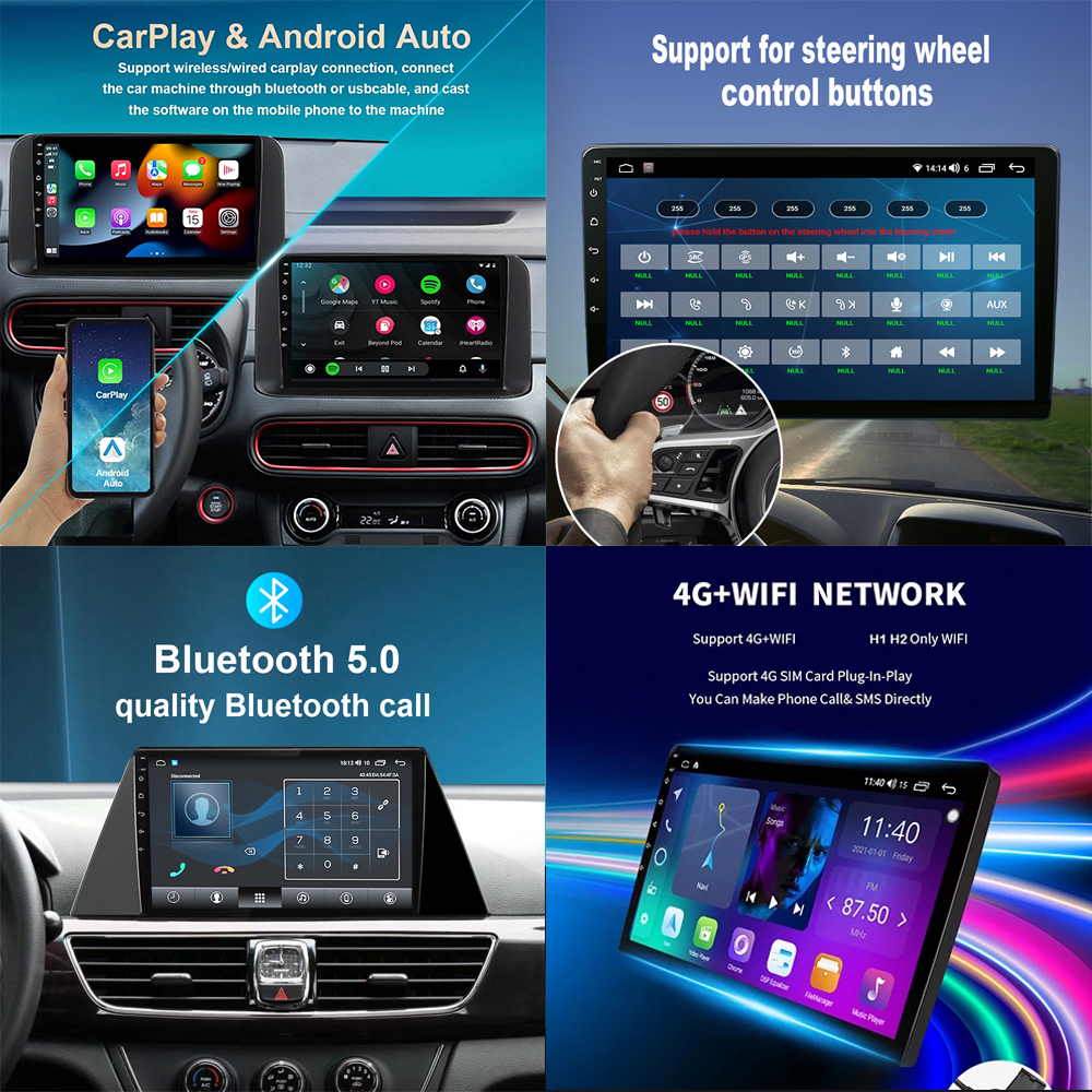 Android 12.0 For Renault Clio 3 Clio3 2005 - 2014 Multimedia Player Auto Radio GPS Carplay 4G WiFi DSP Bluetooth