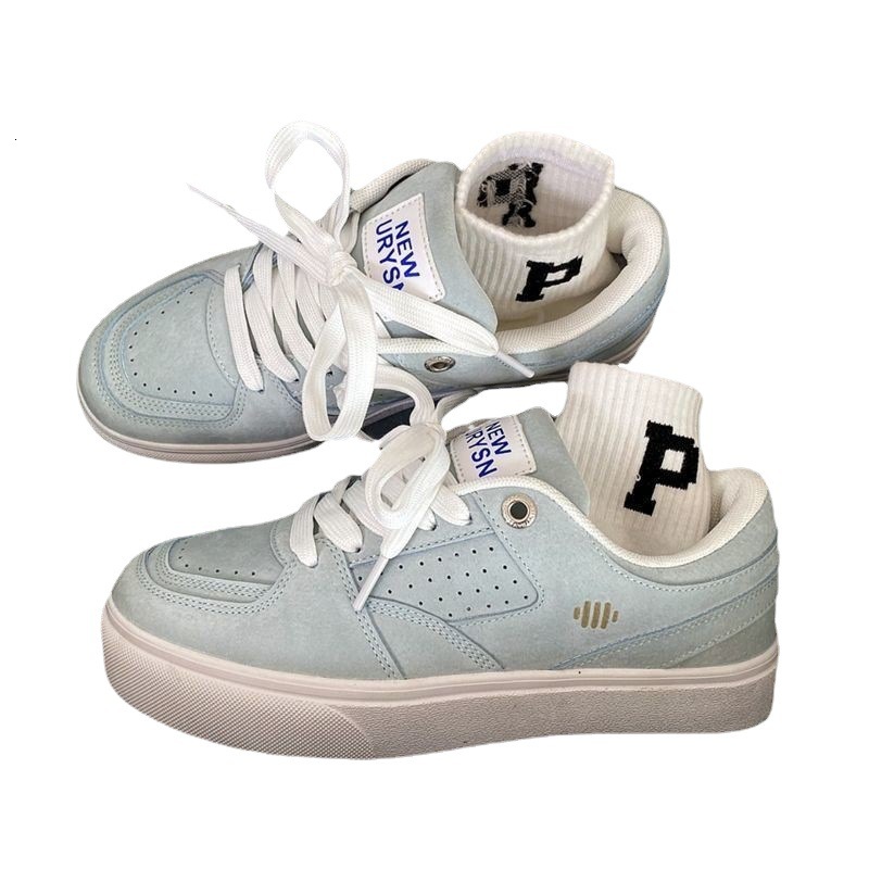 Ddmysports New Small Crowd China Chic Ins Ice Blue Skateboard Women S Chic American Casual Shoes Spring OUTDOOR