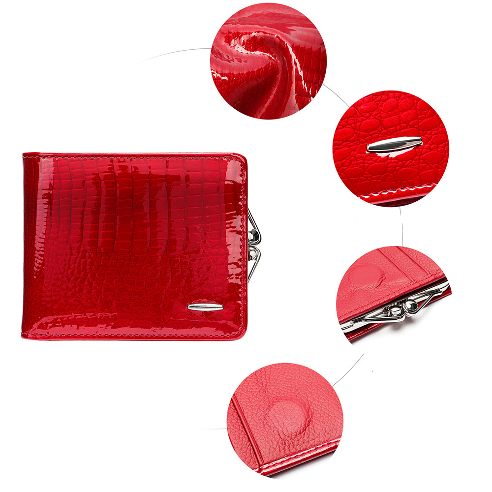 Designer Leather Coin Purse Women: Short Wallet For Cards & Coins New Free Delivery Designer Bag
