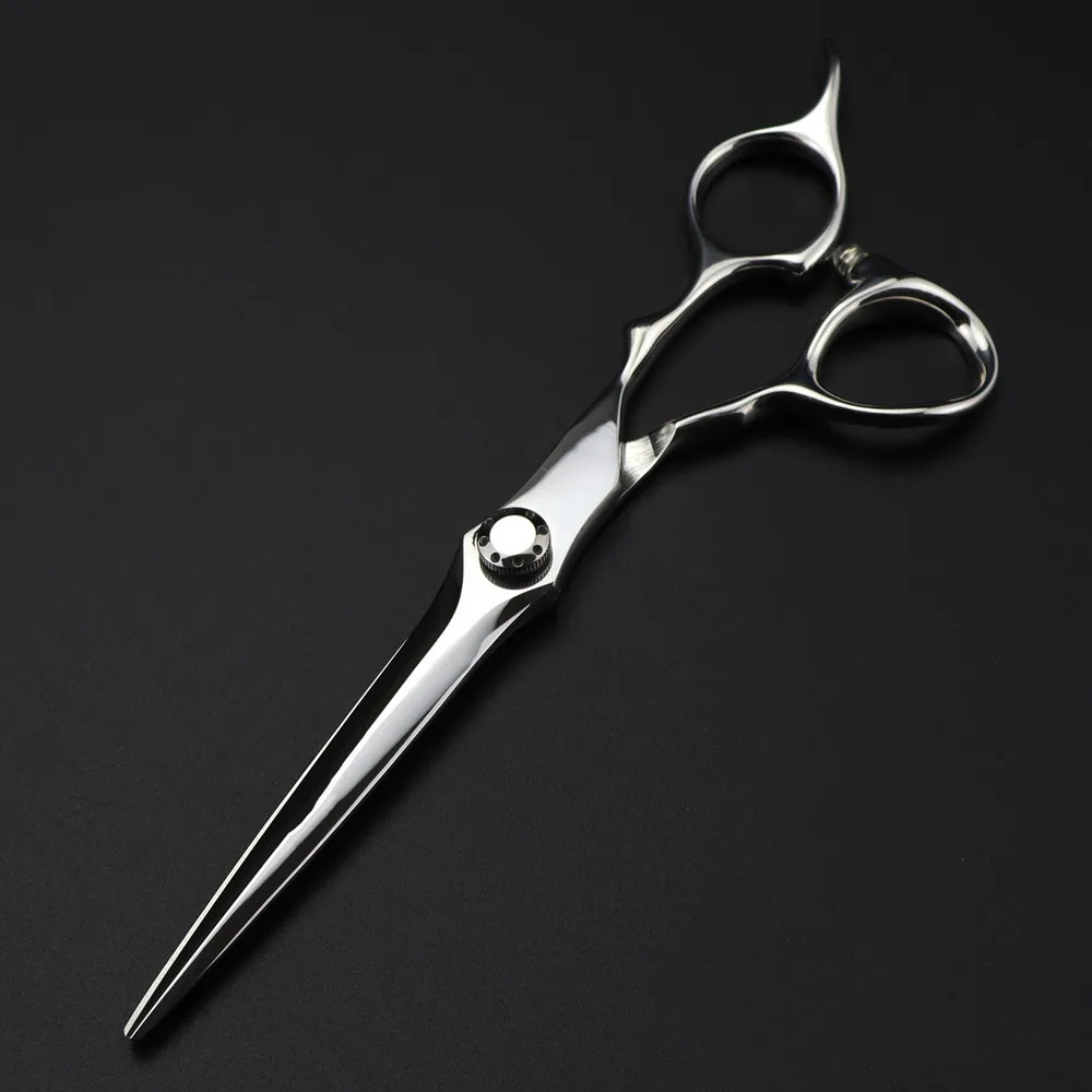 Professional Japan 440c steel 6.5 scissor Silver hair scissors haircut thinning barber cutting shears hairdressing scissors 240621