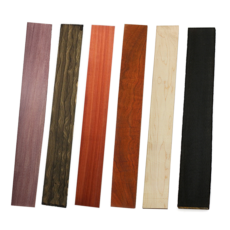 Guitar FingerBoard Ebony wenge Rose Padauk Ziricote Maple Cocobollo Katalox Granadillo Making Material fretboard 520*70*10mm