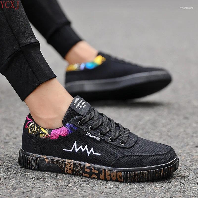 Casual Shoes Summer Men's Canvas Skate Korean Version Trend Student Breathable Men Sneakers