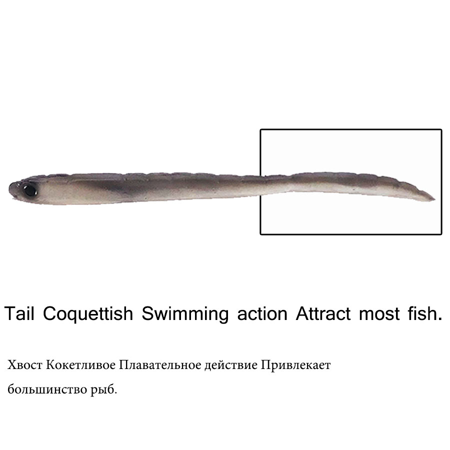 Tackle Jig Wobbler For Fishing Lure/Accessories Swimbait Worm Soft Artificial Bait Carp Bass Shad Leurre 3d Eyes Souple 12pcs