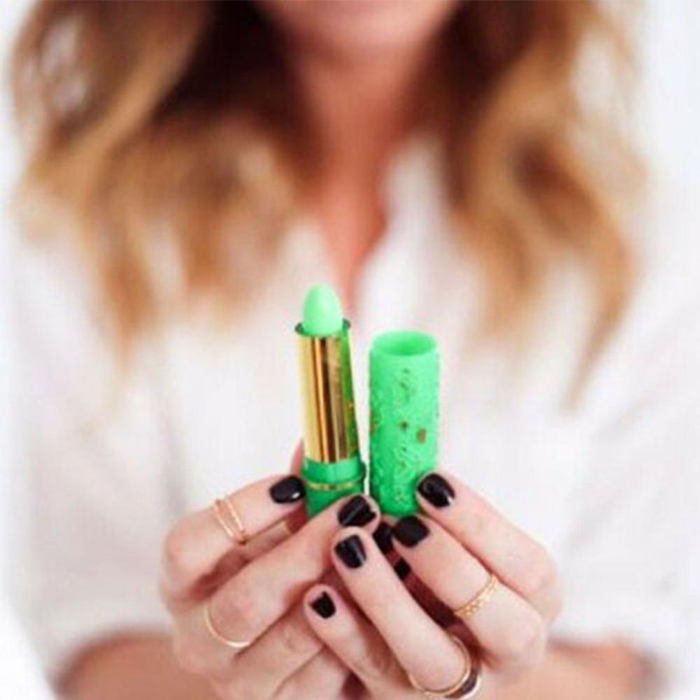 Dark Green 6PCS/set Magic Spotting Lipgloss Lipstick Long Lasting Lip Liner Butterfly Green Lipstick Cosmetics Makeup Maquiagem smile