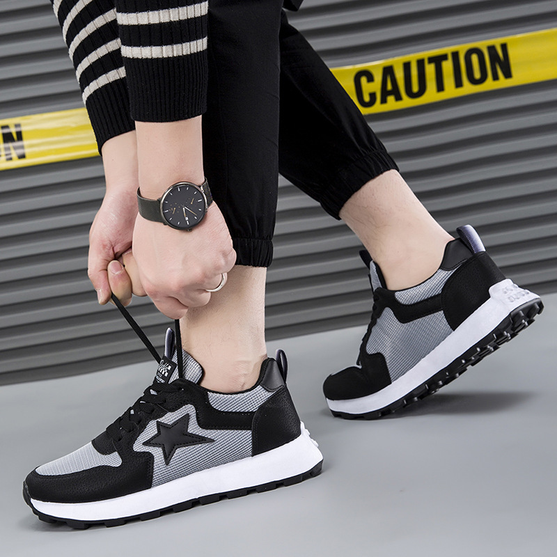Men's and women's spring new couple single shoes casual sneakers running shoes breathable comfortable casual Gump shoes khaki
