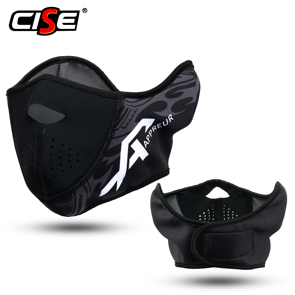 Motorcycle Half Face Mask new Cover Winter Warmer Fleece Moto Balaclava Breathable 2025 Windproof Ski Motorbike Cycling Riding Men Women