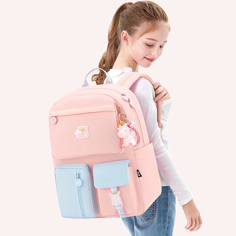 Kawaii Girls School Bag Primary School Bags Children Backpack Large Capacity Bag Waterproof Bags Multiple Pockets Schoolbags