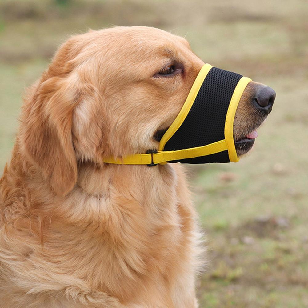 Durable Dog Face Protector Lightweight Pet Muzzle Breathable Mesh Anti-bite Pet Dog Puppy Dog Anti Barking Muzzle