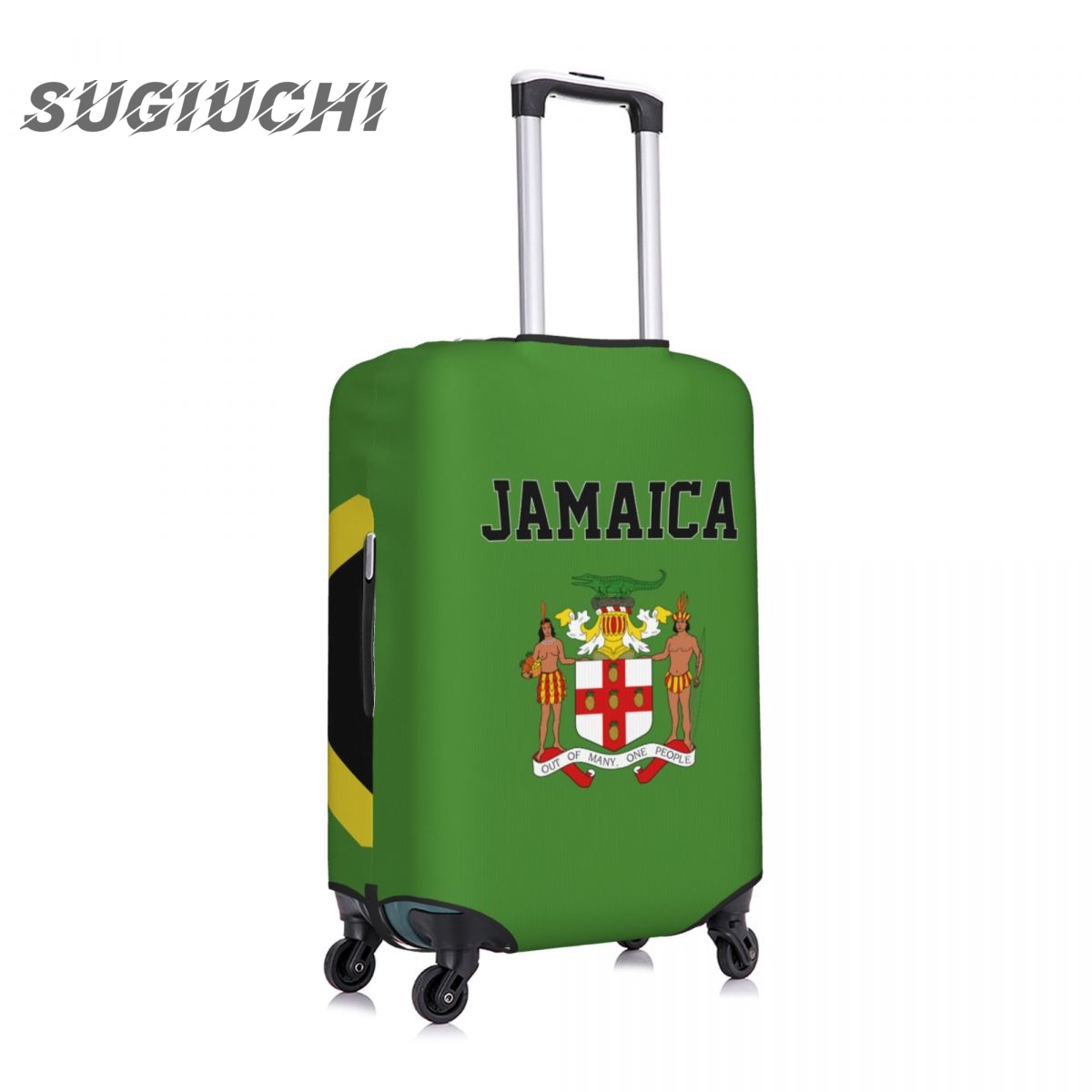 Jamaica Country Flag Luggage Cover Suitcase Travel Accessories Printed Elastic Dust Cover Bag Trolley Case Protective