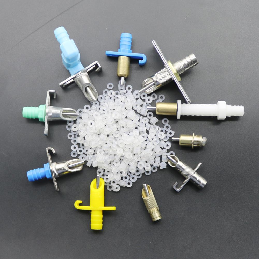 500 Pcs Rabbit Drinker Rubber Bands Chicken Bird Animal Drinker Accessories Farm Animal Poultry Supplies Seal Rings