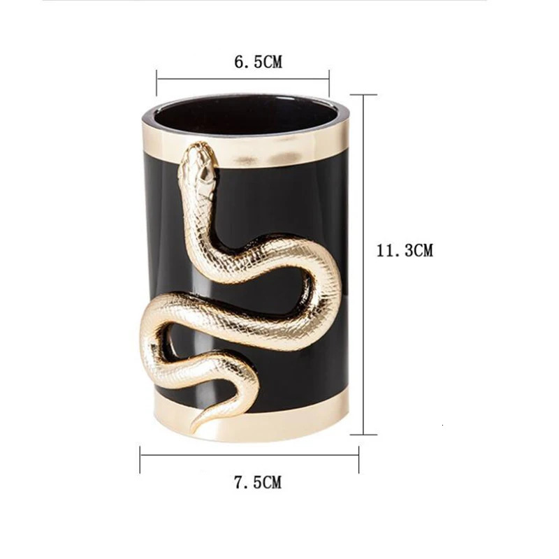 Snake Makeup Brushes Set Concealer Contour Eye Shadow Cosmetics Brushes Blushing powder Blending Brush kit 10pc for make up 240621