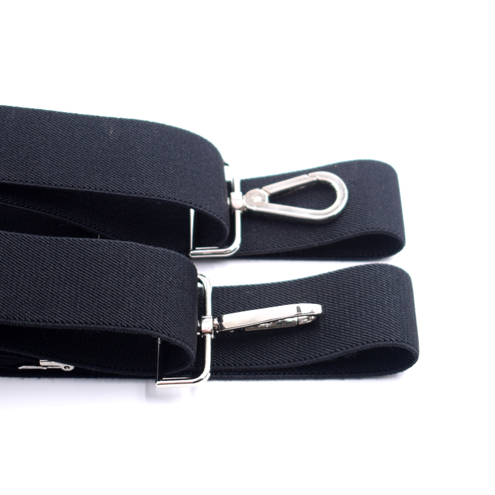 Suspenders for Men Heavy Duty Big and Tall 3.5cm X-back 4 Swivel Hooks Adjustabel Elastic Work Suspenders Trouser Braces