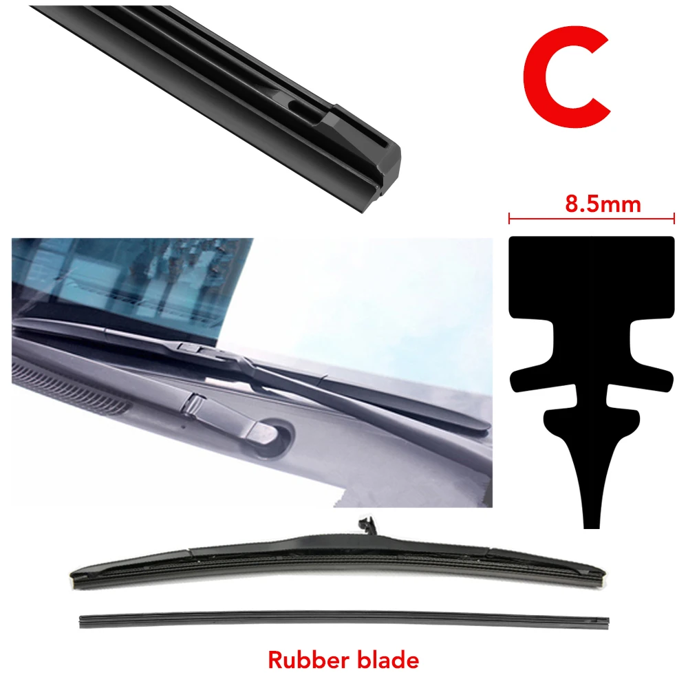 2025 Car new Wiper Blades Insert Rubber Strip Refill for Suzuki SX4 SWIFT Alto Liane Grand Vitara Jimny S-Cross Swift