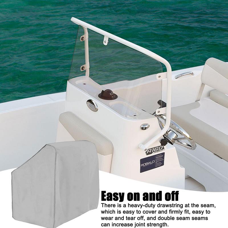 Boat Console Cover 600d Marine Grade Waterproof Polyester Canvas Console Cover Boat Accessories For Center Console Boats Fits a3b9d