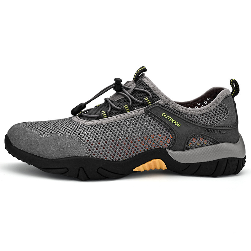 Ddmysports New Breathable Pig Skin Large Men S With One Step Mountaineering And Mesh Beach Shoes OUTDOOR
