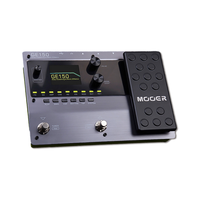 MOOER new GE150 Guitar Pedal Multi-effects Amp OTG Looper 151 Effects Tap 2025 Tempo Guitar Accessories