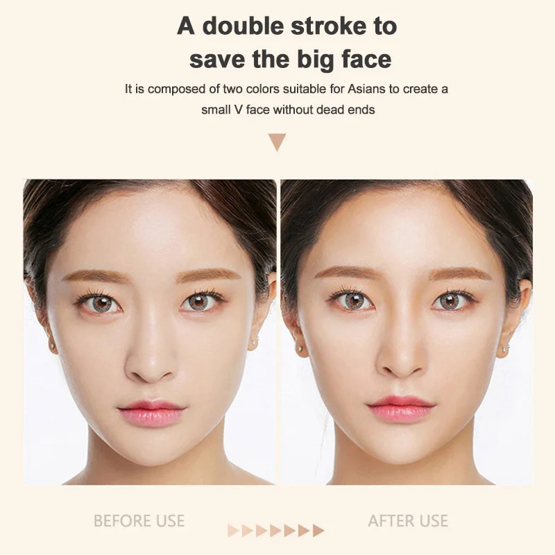 Face Concealer Pen Long Lasting Dark Circles Corrector Contour Concealers Stick Double Head High Gloss Face Cosmetic Makeup 240621
