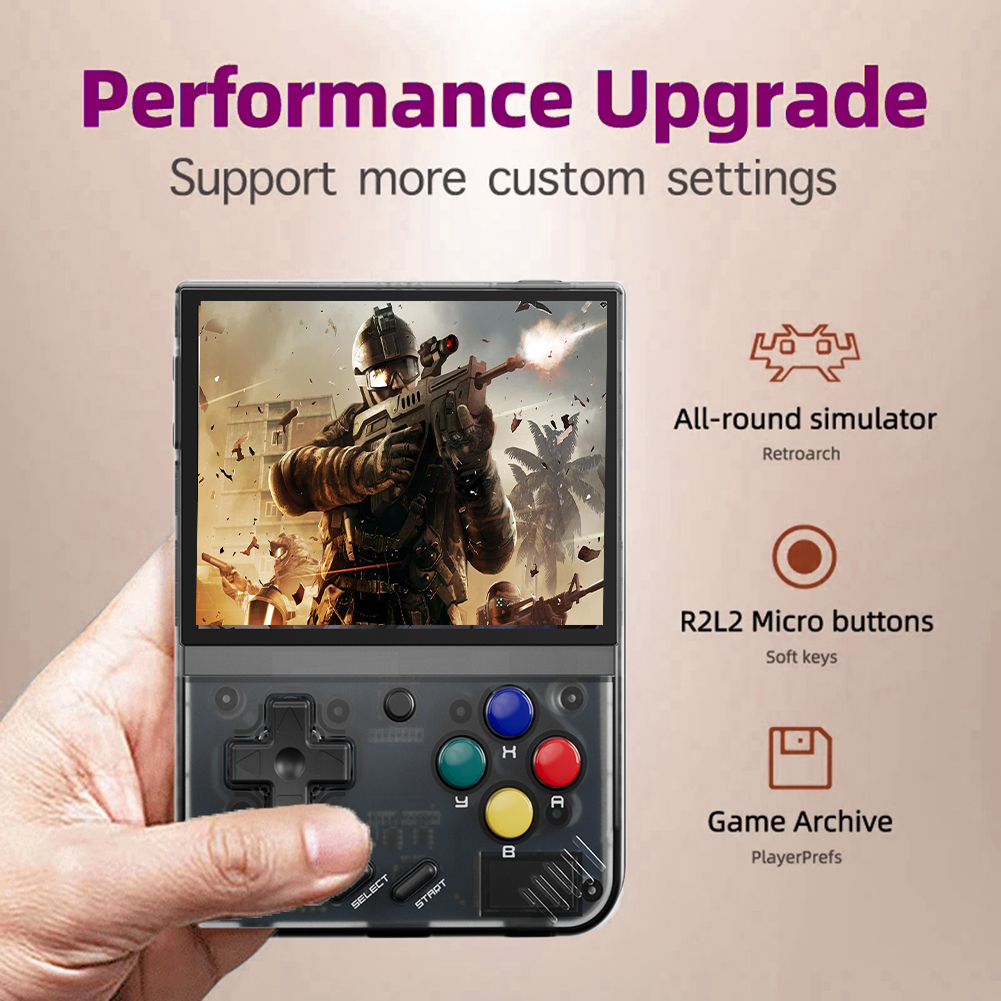 MIYOO Mini Plus Retro Games Console Mini V3 IPS Screen WiFi Linux System Children's Game Console Portable Video Game 20K Games