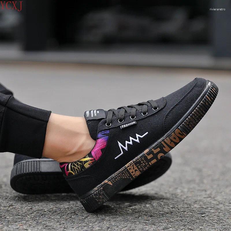 Casual Shoes Summer Men's Canvas Skate Korean Version Trend Student Breathable Men Sneakers