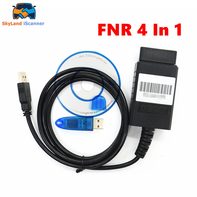 Best Quality FNR Key Prog 4 IN 1 For Nissan For Renault Key Prog 4-in-1USB Key Programmer With USB Dongle Free Shipping