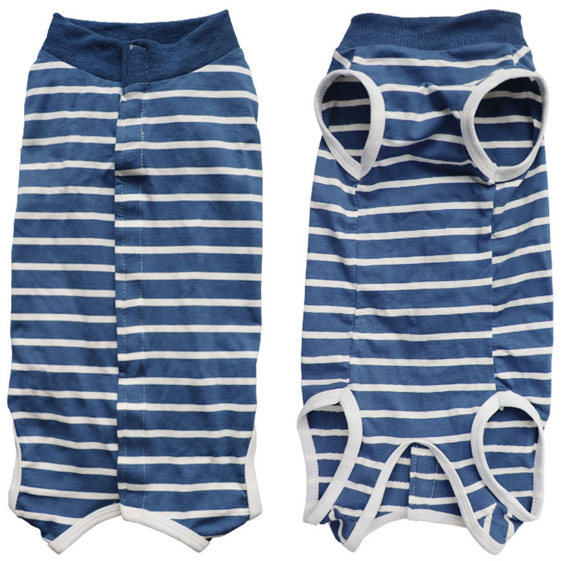 Pet Clothes Dog Jumpsuit Pajamas High Elastic Camouflage Strips Vest Wrap Belly Surgical Gown Tracksuit For Girl Clothing XS-3XL