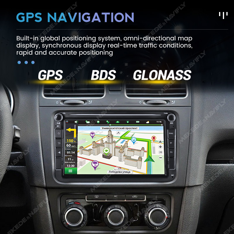 Navifly NEW Android 13 Car Radio Stereo For Volkswagen VW Skoda Octavia golf touran passat B6 BT CC polo Jetta Seat Carplay GPS