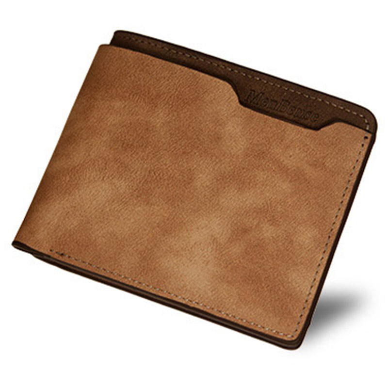 Luxury Men's Wallet PU Leather Card Holders Wallets for Male Short Men Purse Portable Foldable Vintage Billfold Billetera Hombre