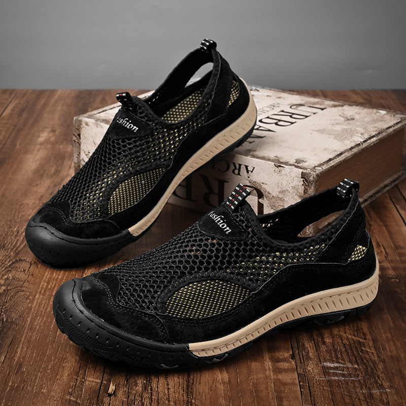 Ddmysports Large Summer New Mesh Leisure Outdoor Casual Men S Mountaineering Shoes OUTDOOR