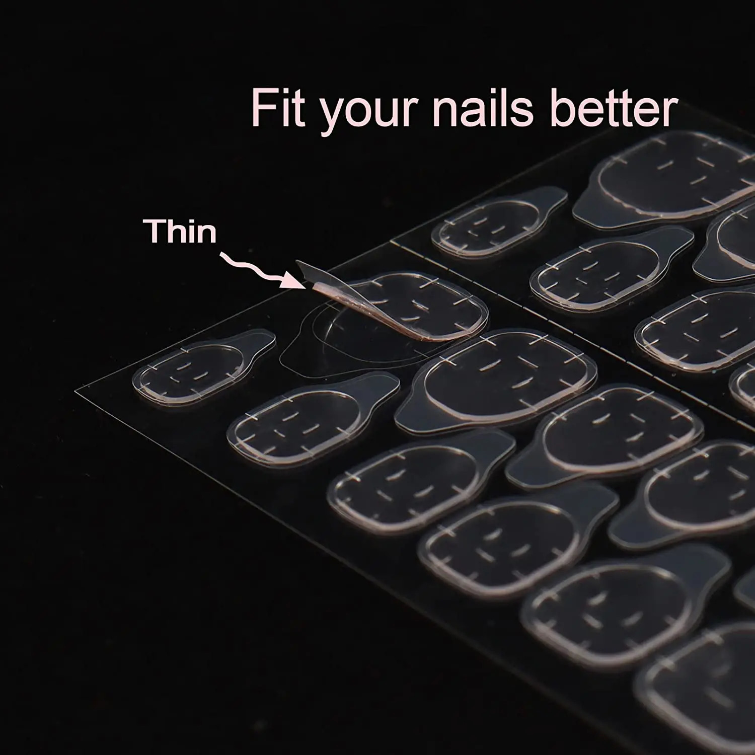 4800Pcs Double Sided Nail Glue Stickers Jelly Gel Glue Nail Sticker Nail Adhesive Waterproof Breathable False Nail Glue Tips 240621