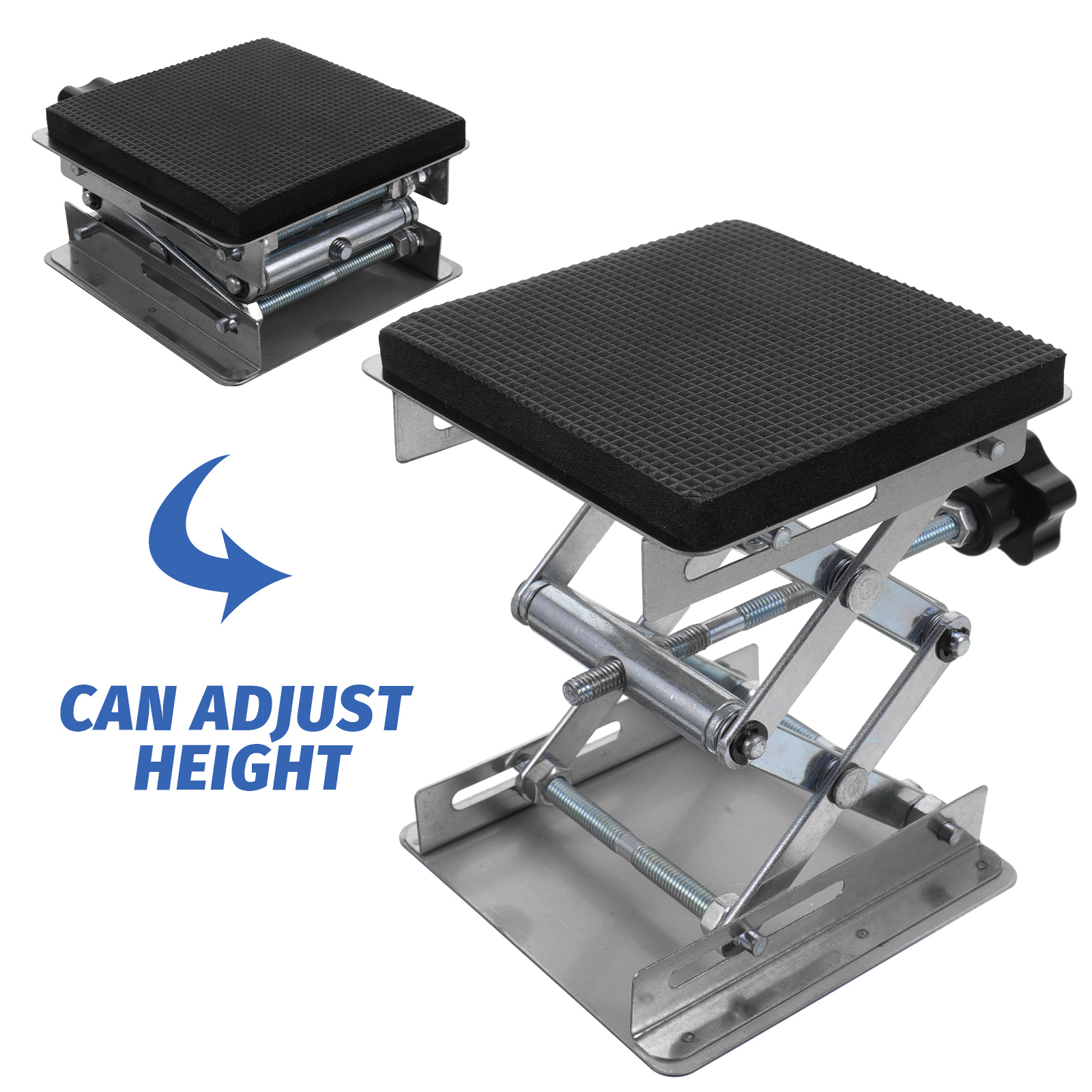 Stand Scissor Platform Lift Lab Lifting Laboratory Table Mini Support Labs Scientific Metal Supplies Car Hydraulic Lifts