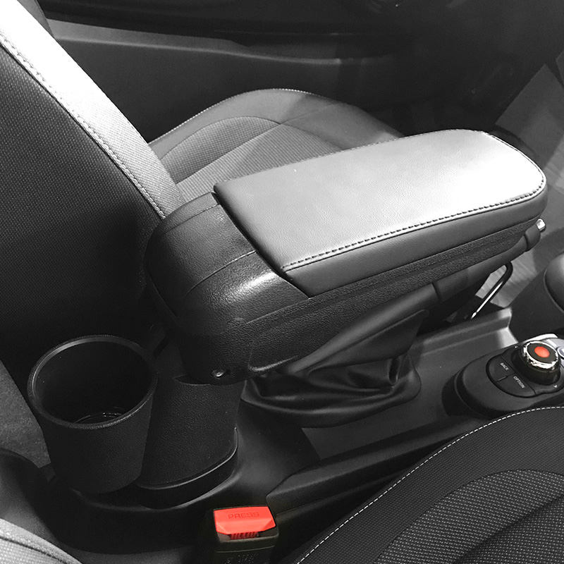 Car Armrest Box Adjustable Car Central Armres Storage Organizer Box Arm Rest For Mini Cooper Countryman R55 R56 R57 R58 R59 R61