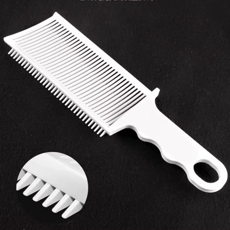 Barber Fade Comb Professional Barber Clipper Blending Flat Top Hair Cutting Comb For Men Heat Resistant Fade Brush