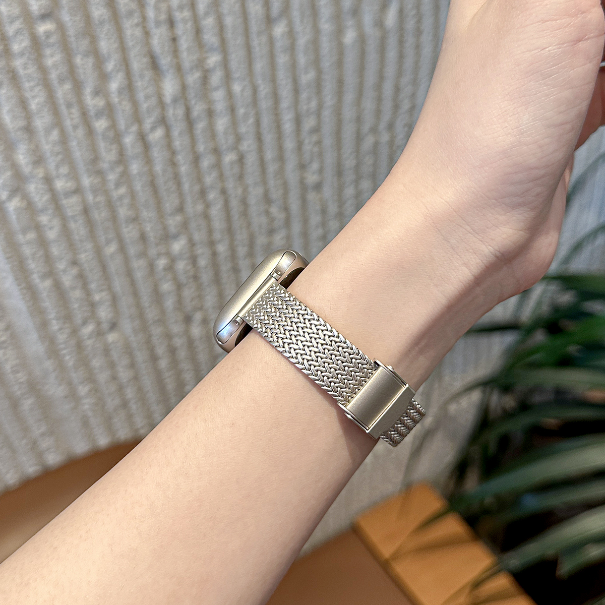 Stainless Steel Loop Band For Apple Watch 9 8 7 41mm 45mm Correa Slim Women Strap For iwatch Ultra SE 6 5 4 40 44mm 38mm 42mm