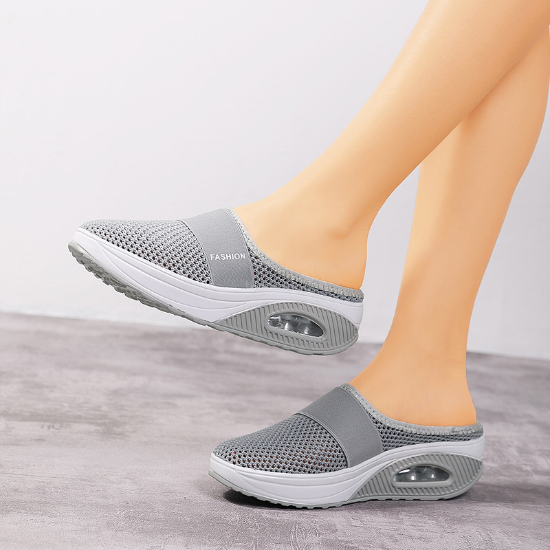 Female Slides Shoes Summer New Sandals Platform Outdoor Casual Flip ps NEW hot Wedge Slippers Women Flats Mesh Size 43