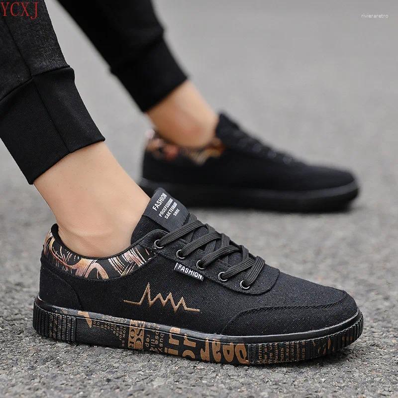 Casual Shoes Summer Men's Canvas Skate Korean Version Trend Student Breathable Men Sneakers