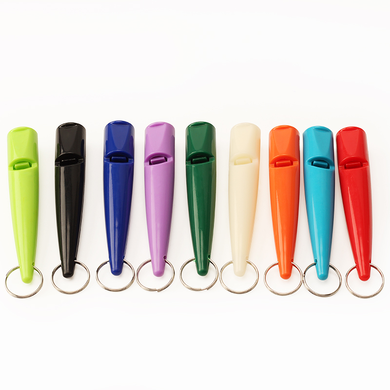 5pcs/set Dog Training Whistle To Stop Barking Bark Control for Dogs Training Deterrent Whistle Key Chain Pet Flute Dog Training
