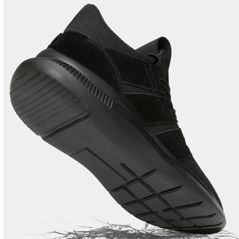 Elevator For Men Mesh Breathable Height Increasing Sneakers - 6/8CM Hidden Heel hot Casual Sports Black Shoes