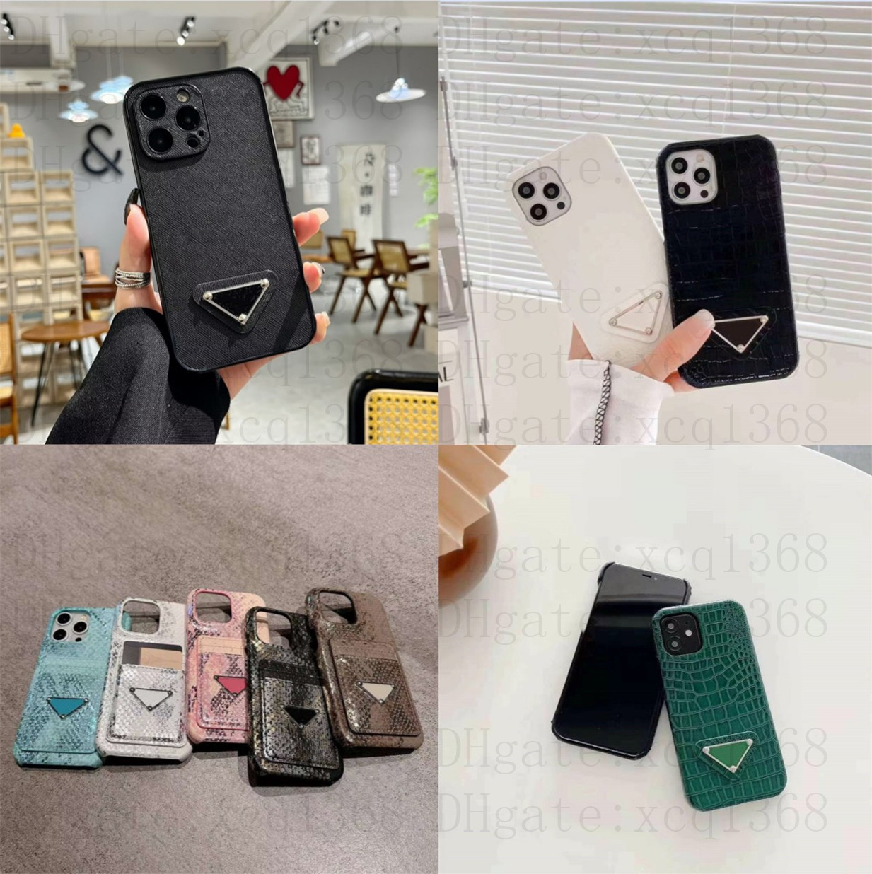 Beautiful Luxury Designers Phone Cases For iPhone 18 17 16 15 Pro Max 15Plus 14 13 12 11 P Designer Fashion Creative Cellphone Case Triangular nameplate Mobile Shell
